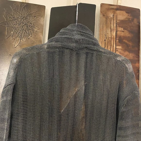 Sarah Pacini Open Knit Cardigan Sweater, Made in Italy, One Size - Picture 5 of 5